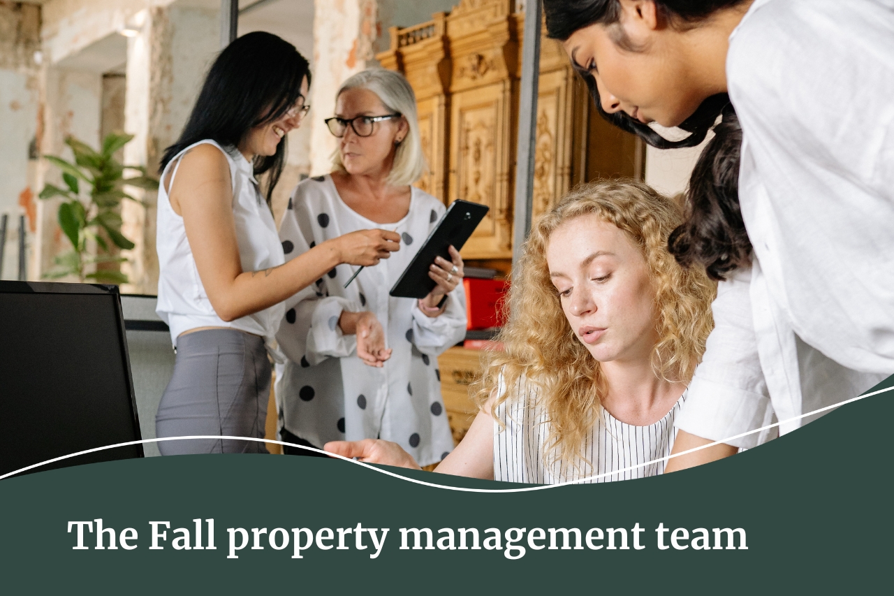 Fall property management team