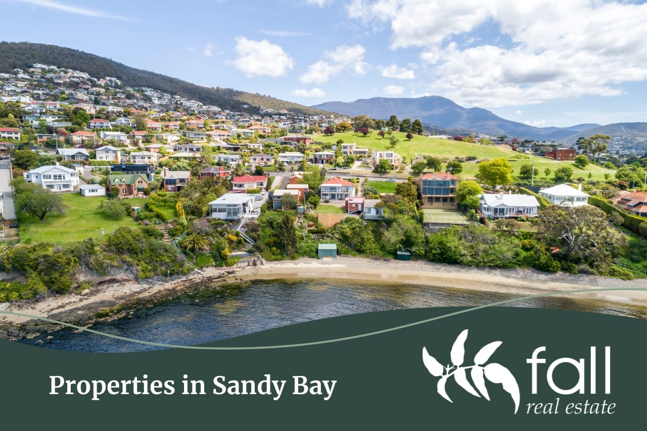 Type of properties found in Sandy Bay Tasmania | Fall Real Estate