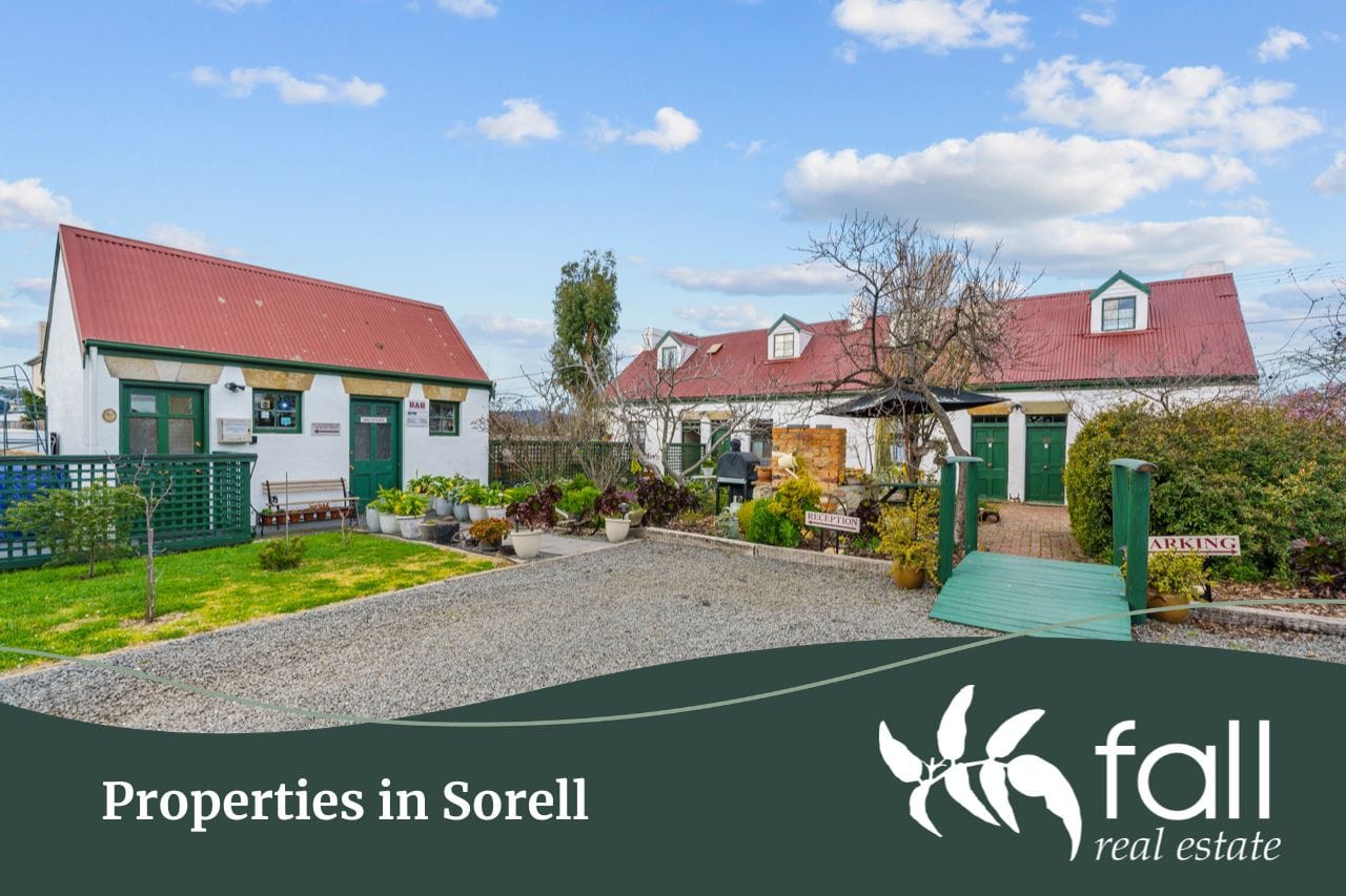 Types of properties found in Sorell. Fall Real Estate