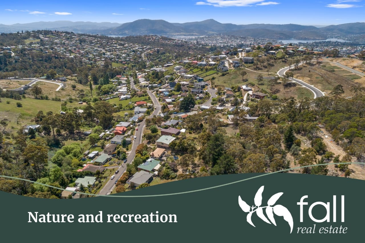 Find out what nature and recreation can be found in Lenah Valley Tasmania, Fall Real Estate