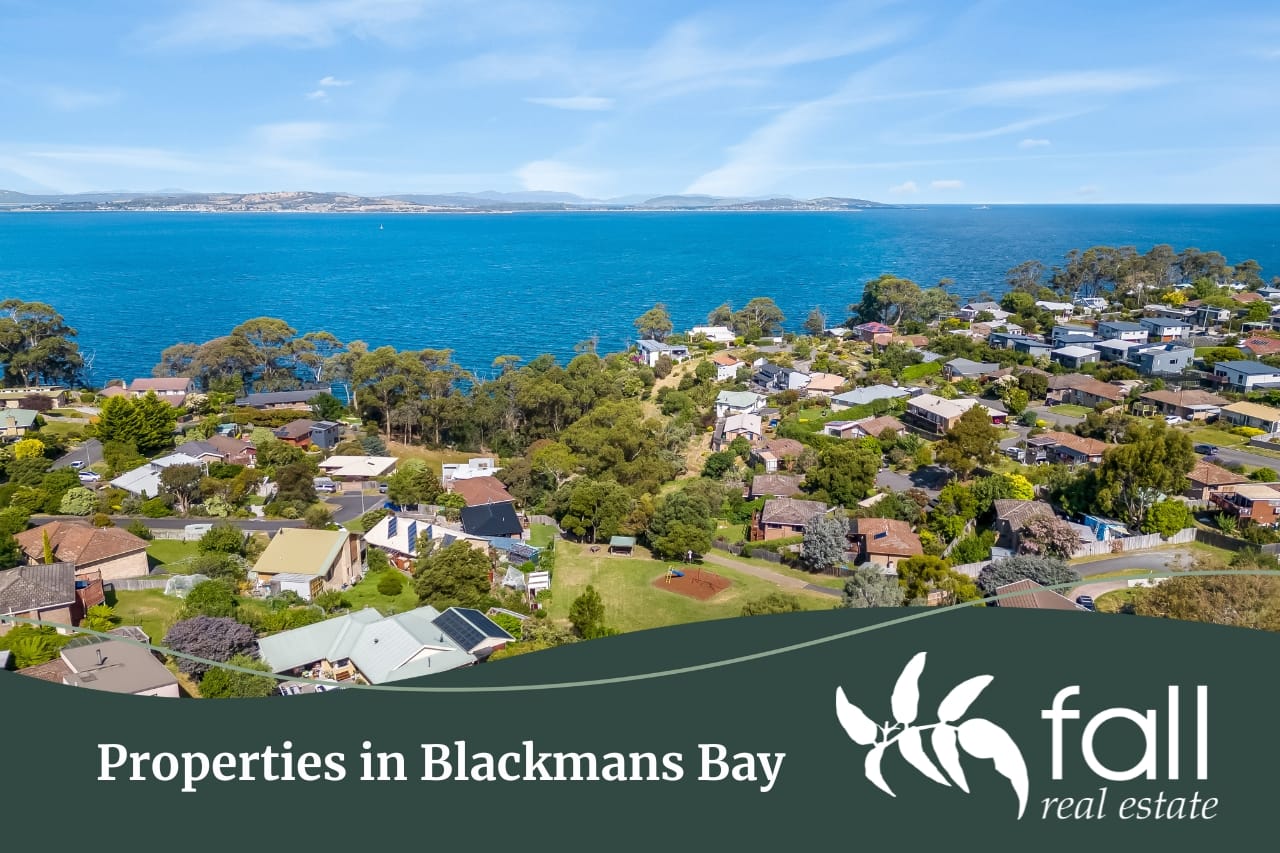 What kind of properties will you find in Blackmans Bay?