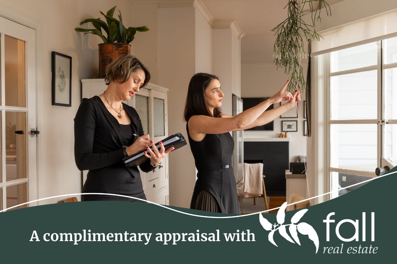 Complimentary appraisal with Fall Real Estate
