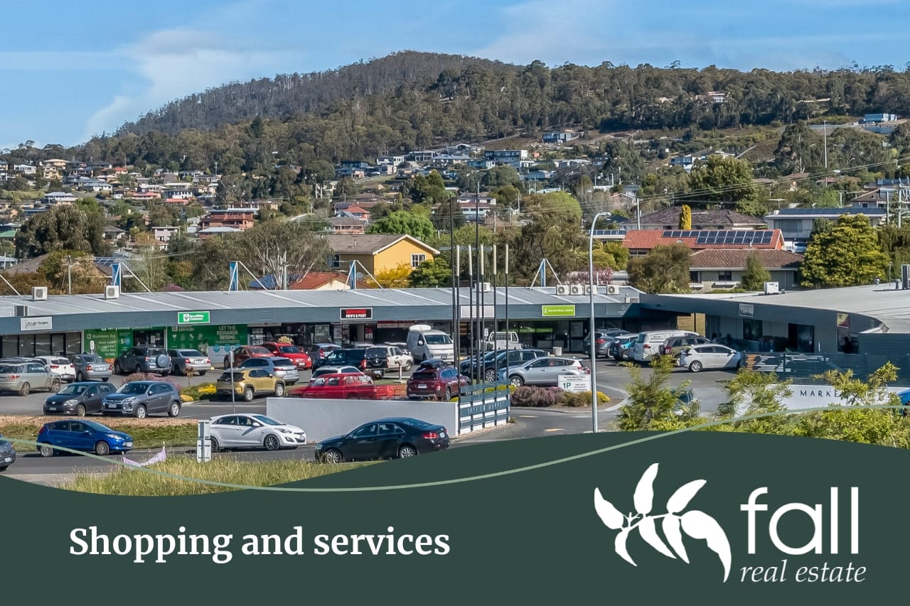 Shopping and services and Allens rivulet Shopping and services and Allens rivulet