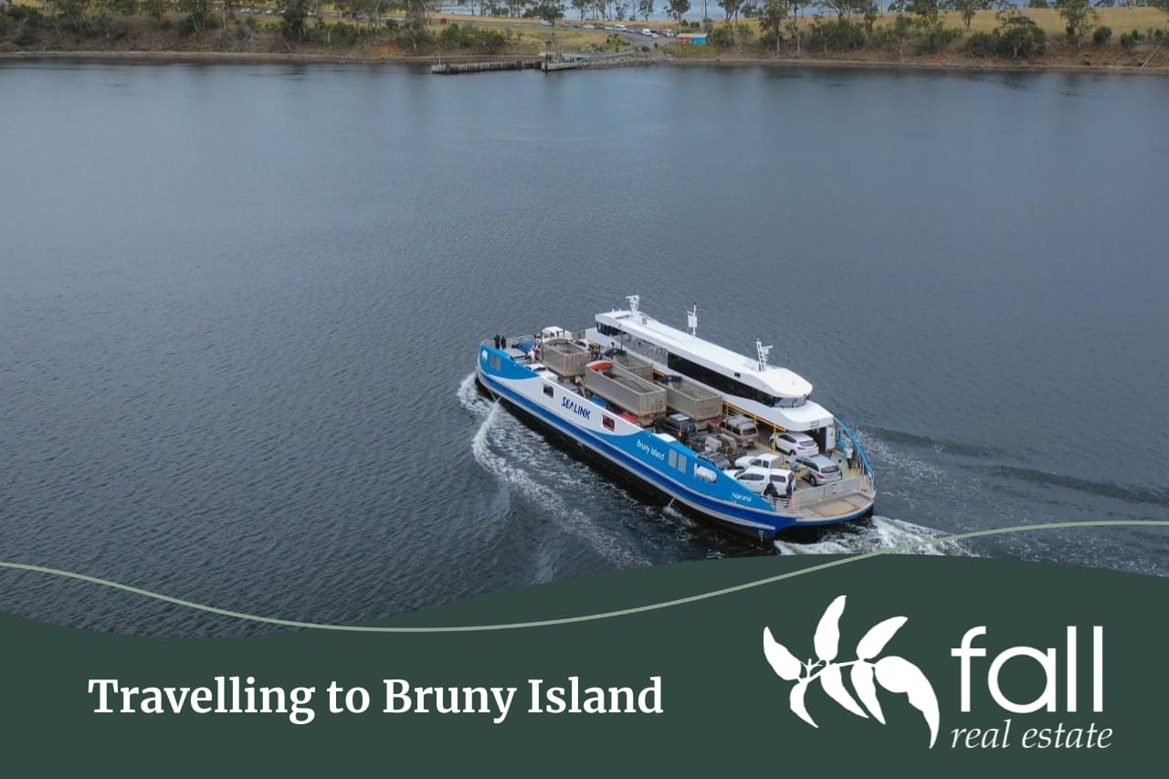 Travelling to Bruny Island, Tasmania, explained by Fall Real Estate in their suburb profile.