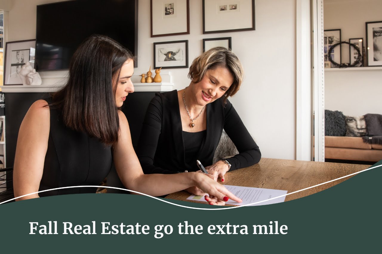 Fall Real Estate go the extra mile for your real estate needs.