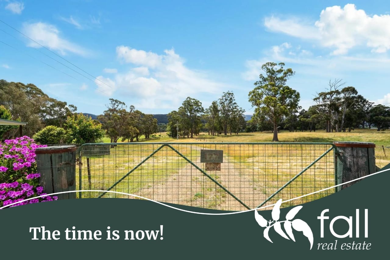 The time is now to sell with Fall Real Estate! No better agency, no better time!