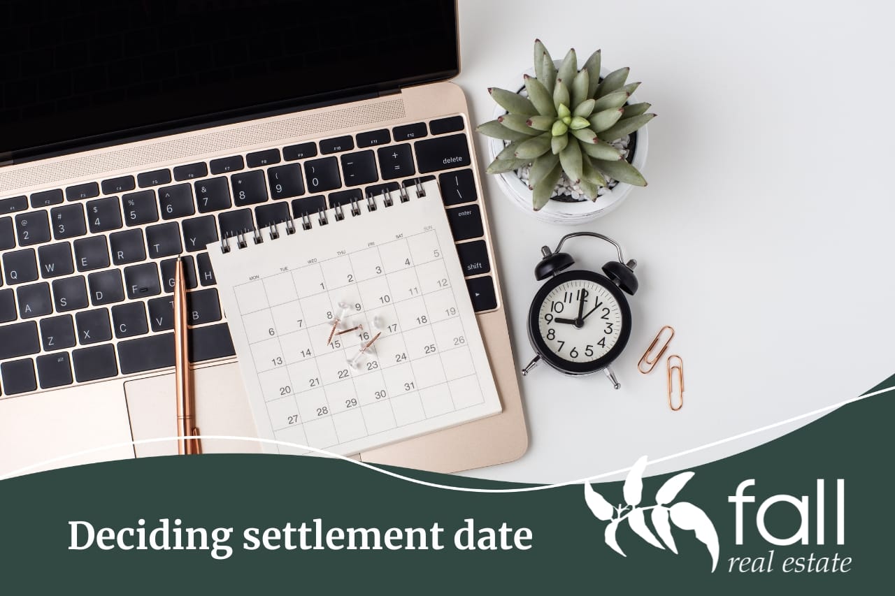 Who decides the settlement day? | Fall Real Estate