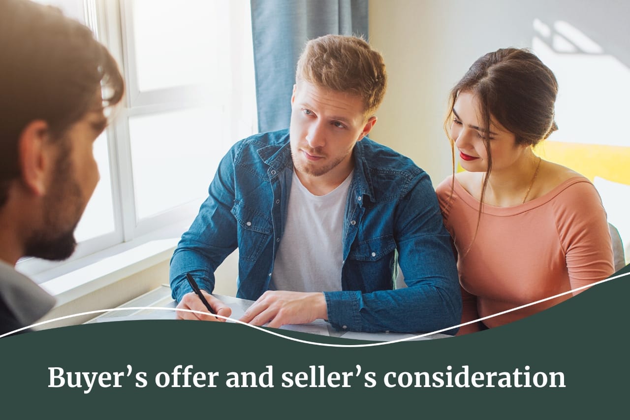 Buyer's make an offer and seller's consider their offer | Fall Real Estate