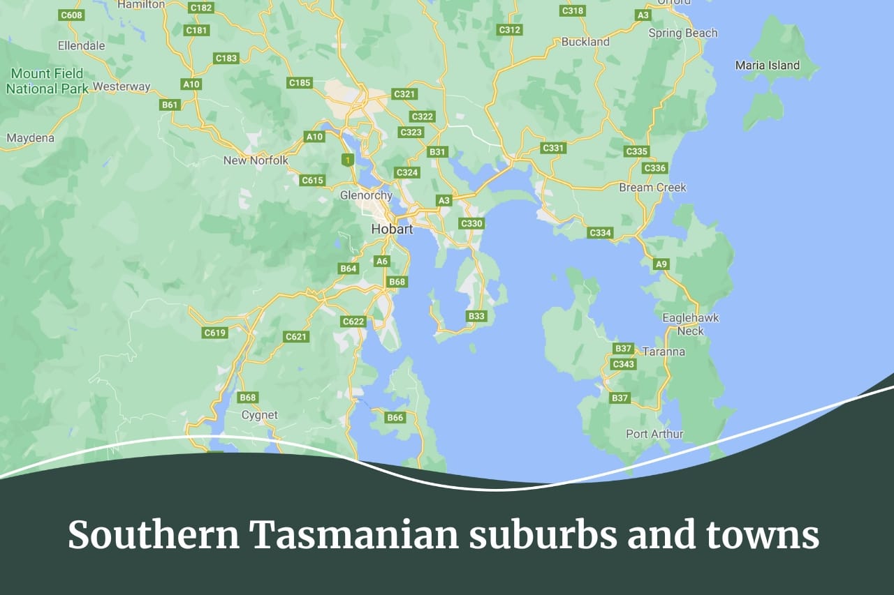 Southern Tasmanian suburbs and towns | Fall Real Estate your experts