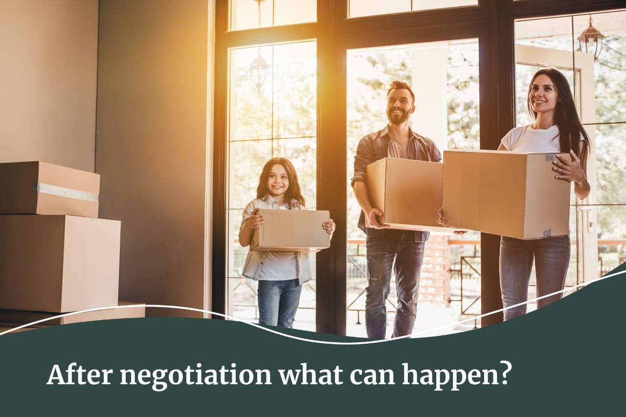 After negotiating settlement date | Fall Real Estate
