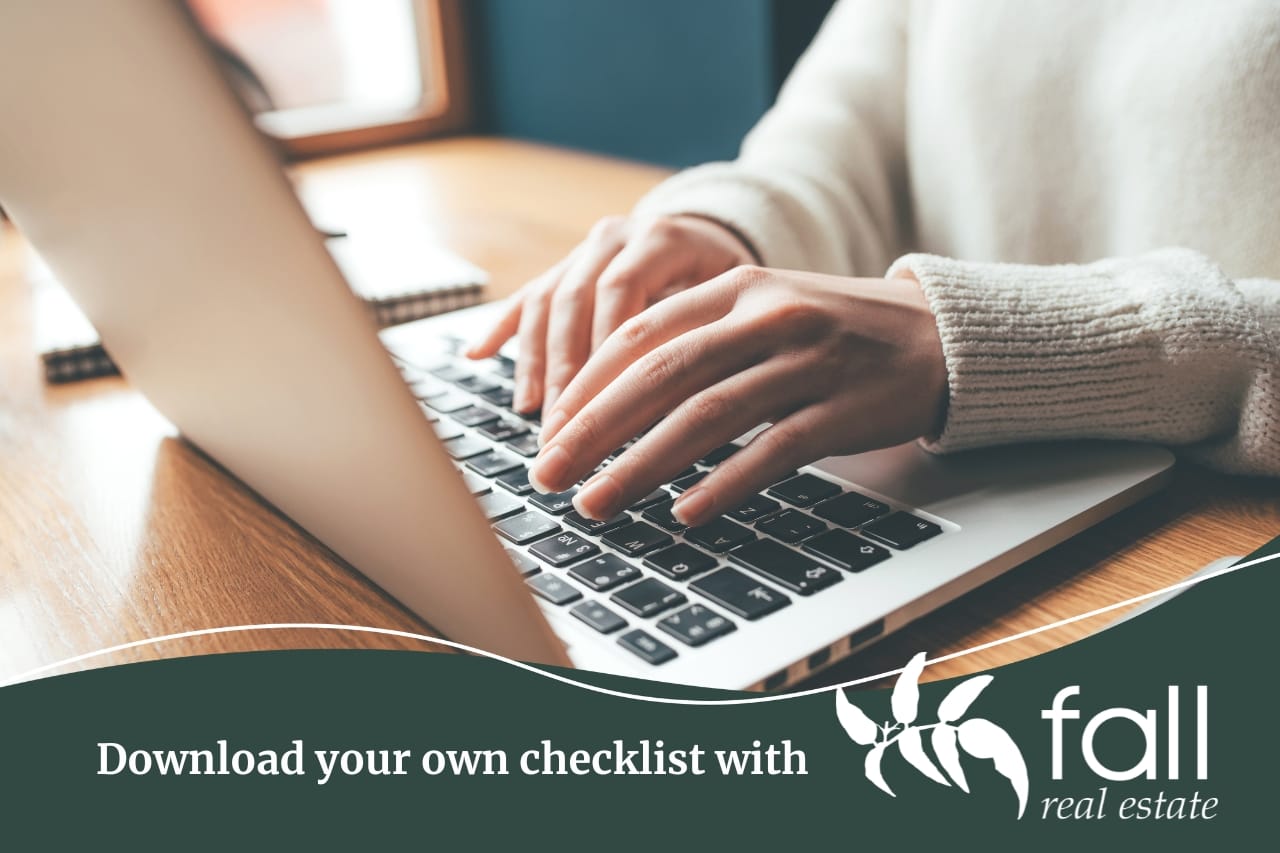 Download your own checklist with Fall Real Estate