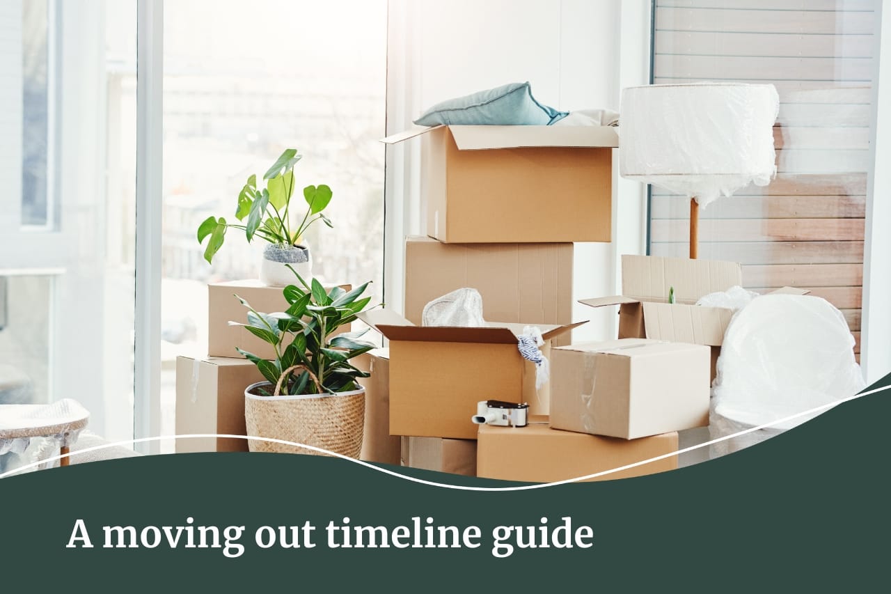 Moving out timeline guide for tenants