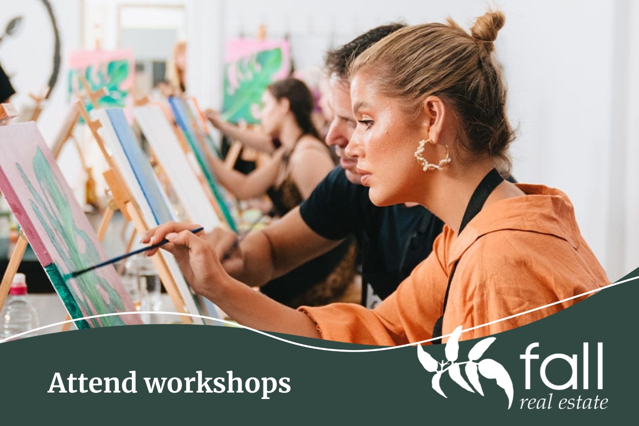 Attend workshops and classes in Southern Tasmania