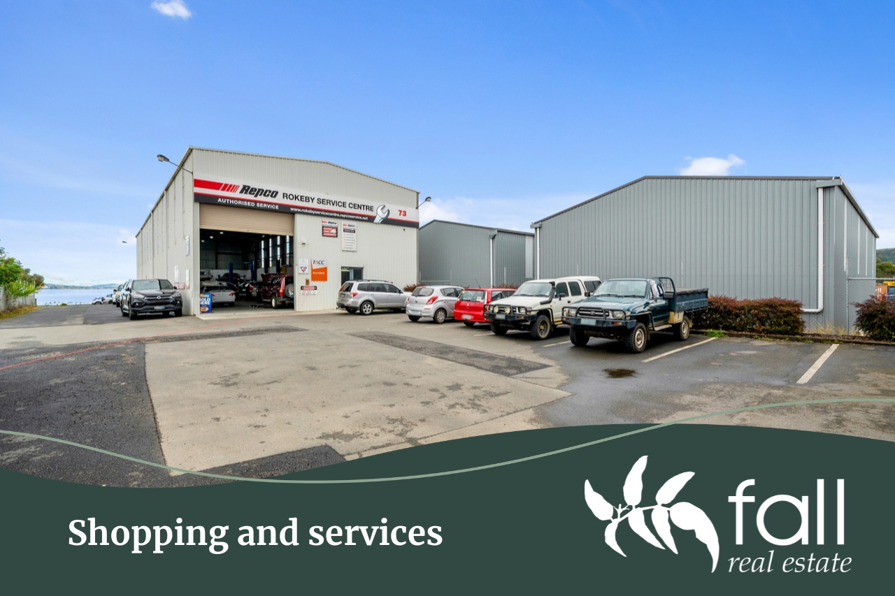 Shopping and services in Rokeby Tasmania written by Fall Real Estate