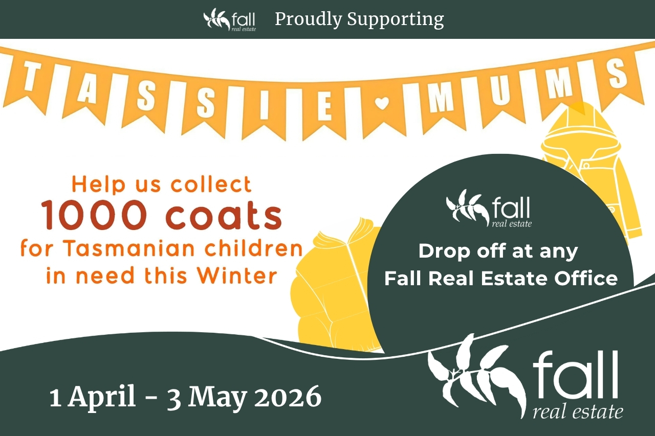 2026 Proudly Supporting coats4kids (1280 x 853 px) blog (1) Fall Real Estate2026 Proudly Supporting Tassie Mums' coats 4 kids