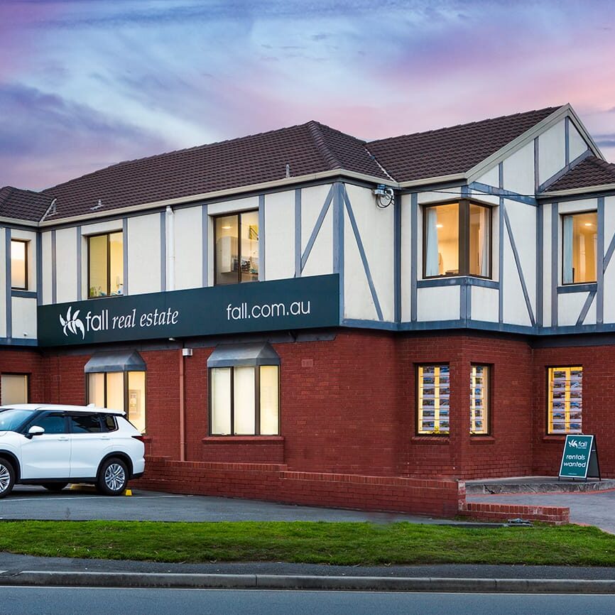 FALL_Howrah_Office_dusk_WEB_2024 Fall Real Estate's Howrah Office